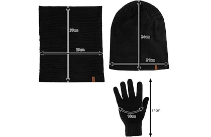Zimný set Trizand – čiapka + nákrčník + rukavice