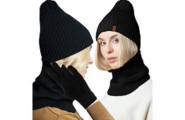 Zimný set Trizand – čiapka + nákrčník + rukavice