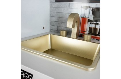 Drevená detská kuchyňa XL s príslušenstvom – biela