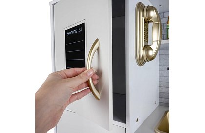 Drevená detská kuchyňa XL s príslušenstvom – biela