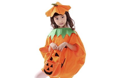 Halloweenský kostým – tekvica