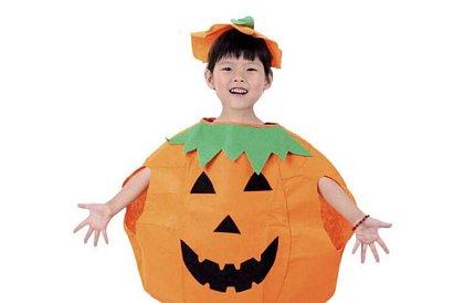 Halloweenský kostým – tekvica