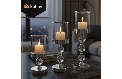 Sada 3 sviečok – Glamour