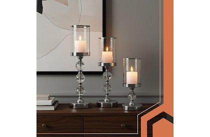 Sada 3 sviečok – Glamour