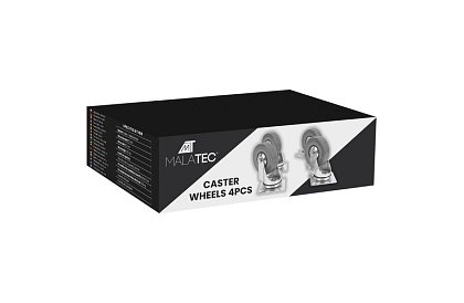 Otočné gumové kolieska – sada 4 kusy