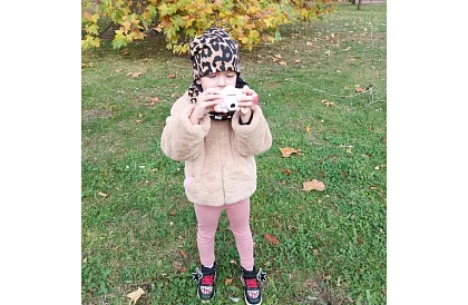 Digitálny fotoaparát pre deti s 32GB kartou - ružový