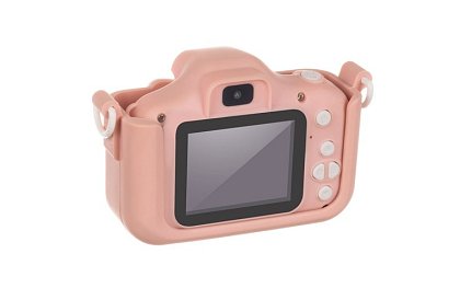 Digitálny fotoaparát pre deti s 32GB kartou - ružový
