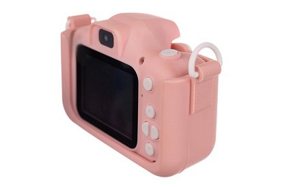 Digitálny fotoaparát pre deti s 32GB kartou - ružový