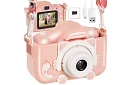 Digitálny fotoaparát pre deti s 32GB kartou - ružový