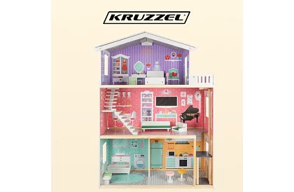 Veľký domček pre bábiky 114 cm - s výťahom