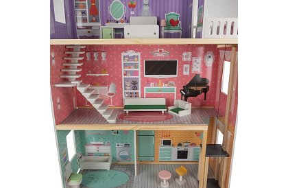 Veľký domček pre bábiky 114 cm - s výťahom