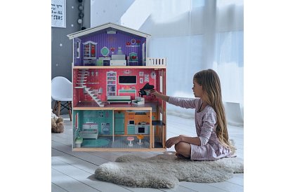 Veľký domček pre bábiky 114 cm - s výťahom