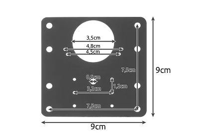 Oprava súpravy vylomených nábytkových pántov - 4 kusy