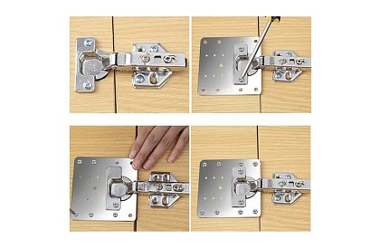 Oprava súpravy vylomených nábytkových pántov - 4 kusy