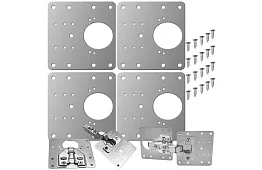 Oprava súpravy vylomených nábytkových pántov - 4 kusy