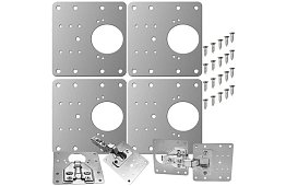 Oprava súpravy vylomených nábytkových pántov - 4 kusy