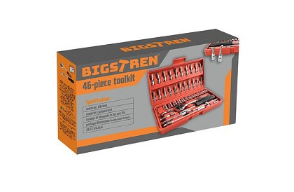 Gola sada 46 kusov náradia v boxe