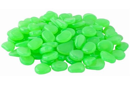 Zářivé fluorescenčné kamene - 100 ks
