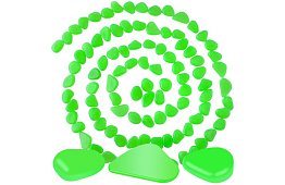 Zářivé fluorescenčné kamene - 100 ks