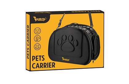 Prepravka - cestovná taška na zvieratá - čierna