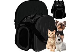 Prepravka - cestovná taška na zvieratá - čierna