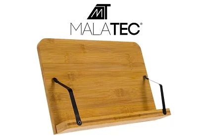 Drevený stojan pre knihu a notebook