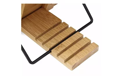 Drevený stojan pre knihu a notebook