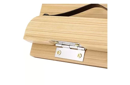 Drevený stojan pre knihu a notebook