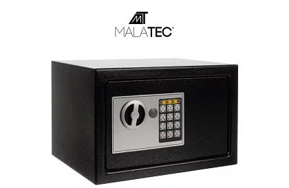 Elektronický trezor s kľúčom a kódovým zámkom – bezpečné uloženie cenností