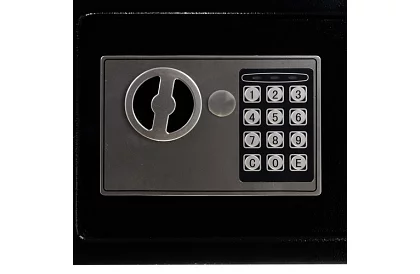 Elektronický trezor s kľúčom a kódovým zámkom – bezpečné uloženie cenností