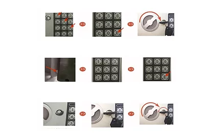 Elektronický trezor s kľúčom a kódovým zámkom – bezpečné uloženie cenností