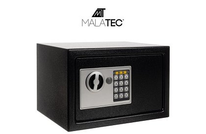 Elektronický trezor s kľúčom a kódovým zámkom – bezpečné uloženie cenností