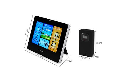 Bezdrôtová digitálna meteostanica s externým senzorom