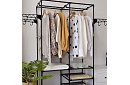 Dvojitý stojan na odevy XXL - 173 x 36 x 108 cm