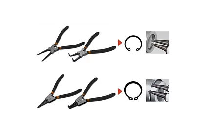 Kliešte seger - Sada 4 klieští na segerovky