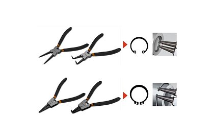 Kliešte seger - Sada 4 klieští na segerovky