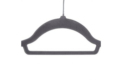 Sametové ramienka na odevy – dvojité - sada 20 ks