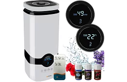 Ultrazvukový zvlhčovač vzduchu s ionizáciou 4 l + 3 vonné oleje