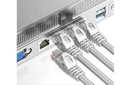Sieťový LAN kábel RJ45 pre počítače a zariadenia - 30 metrov