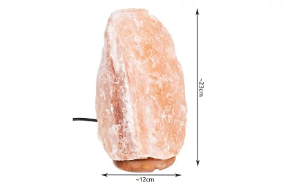 Solná lampa s nastaviteľnou intenzitou svetla