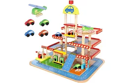 Drevené parkovisko – garáž pre deti