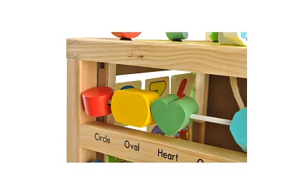 Drevená edukačná a vzdelávacia kocka pre deti