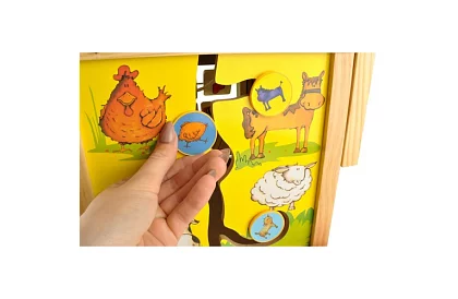 Drevená edukačná a vzdelávacia kocka pre deti