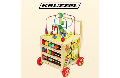 Drevená edukačná a vzdelávacia kocka pre deti