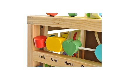 Drevená edukačná a vzdelávacia kocka pre deti