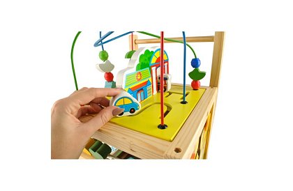 Drevená edukačná a vzdelávacia kocka pre deti