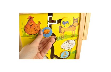 Drevená edukačná a vzdelávacia kocka pre deti