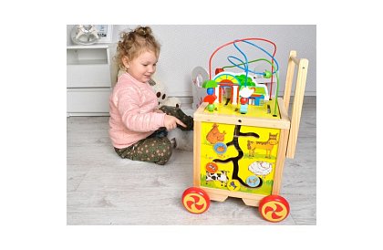 Drevená edukačná a vzdelávacia kocka pre deti