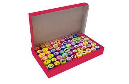 Sada pečiatok pre deti – 60 kusov