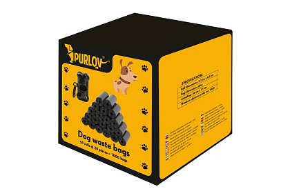 Sada vreciek na exkrementy – 1000 ks + puzdro